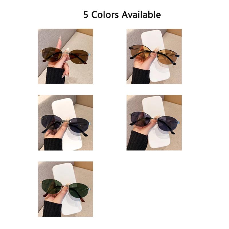 Xiaomi Glasses for Woman, Man Sunglasses – Oval Metal Frame UV400 Sunglasses, Fashionable Outdoor Sun Glasses
