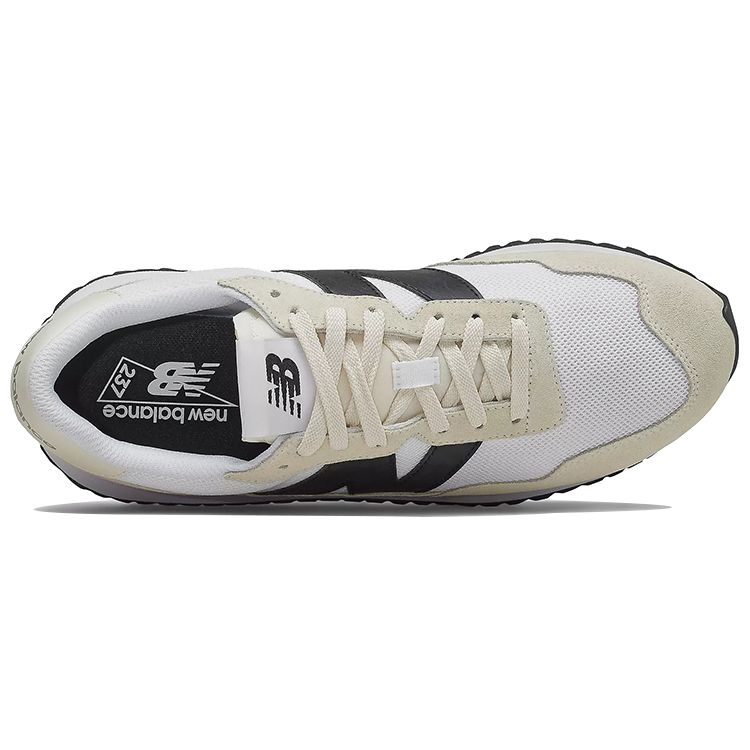 New Balance 237 Beige Black MS237CB Unisex Retro Running Lifestyle Sneakers