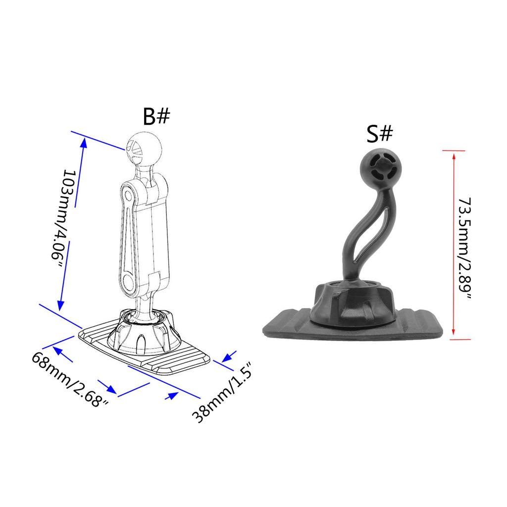 Dysk montażowy na deskę rozdzielczą, samoprzylepny, obrotowy, naklejki do przyssawki do uchwytu na telefon samochodowy i kamery na szybę