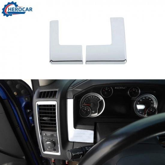 Center Dashboard Left & Right Panel Cover Trim For Dodge RAM 1500 2010-2017 ABS