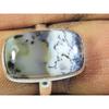 Natural Dendrite Opal Gemstone 925 Solid Sterling Silver Ring Size US-8 PG-177