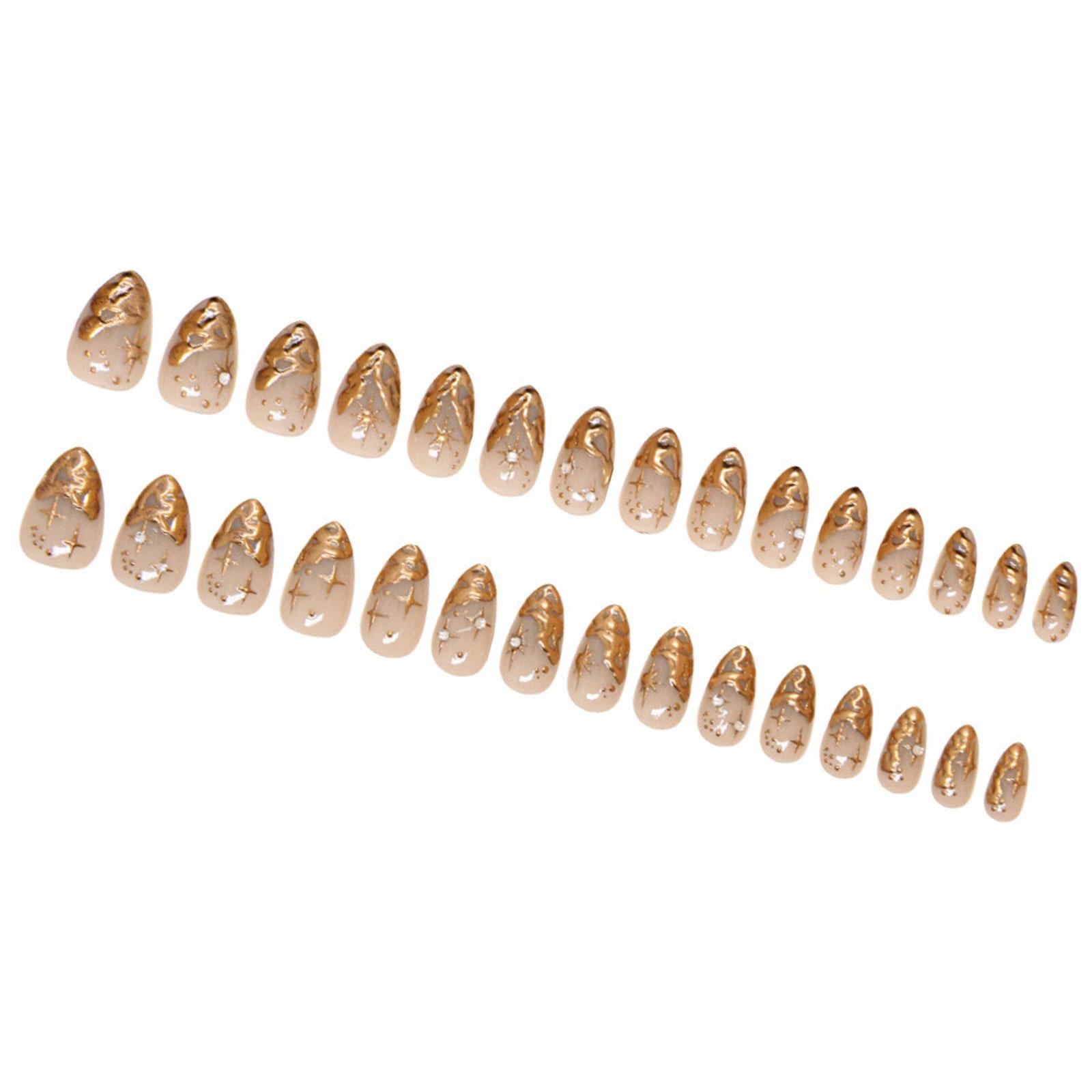 

Накладные ногти с полным покрытием и 3D лунными узорами, накладные ногти, маникюрные аксессуары для офисных работников и студентов