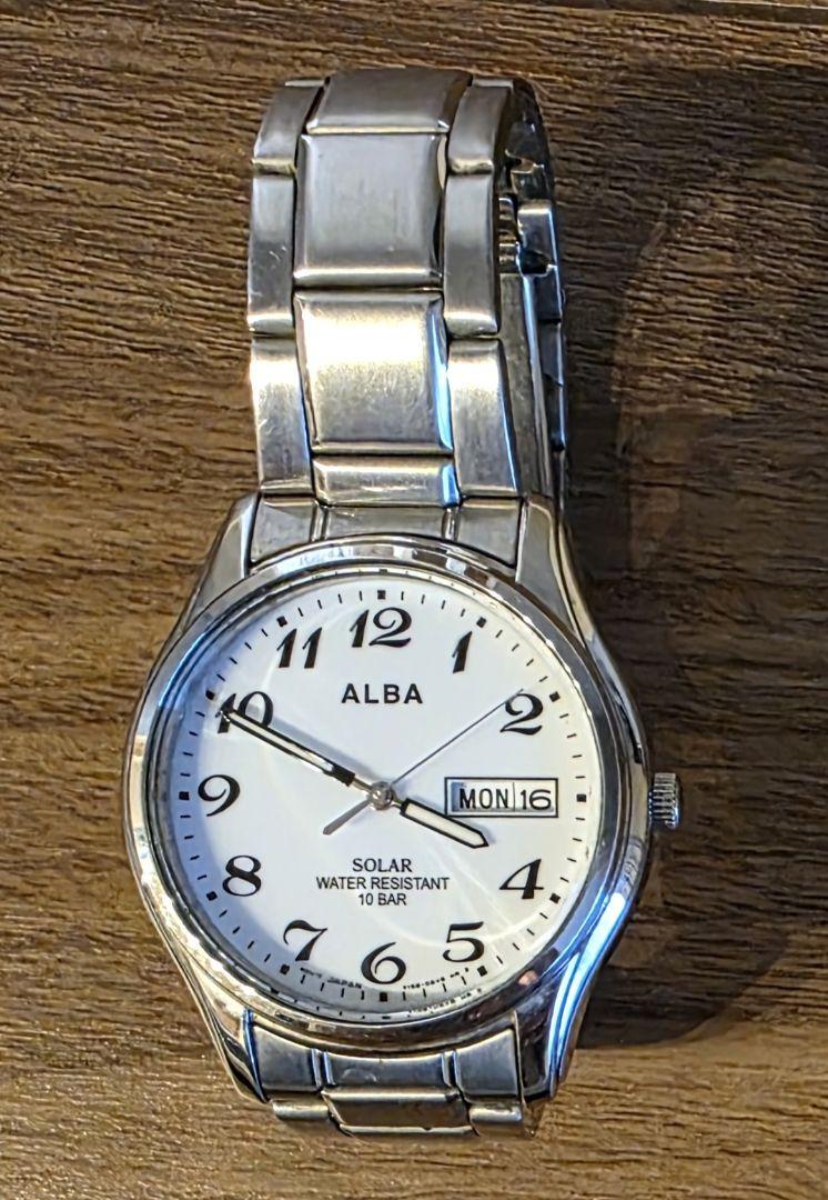

[USED] SEIKO ALBA Solar Watch, 10 ATM Water Resistant