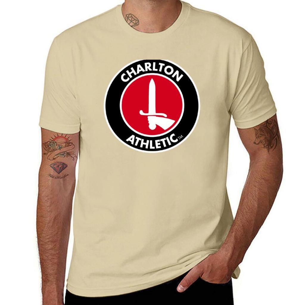 The Charlton Athletic F.C.. Tričko prosté celní estetické oblečení pánská grafická trička anime