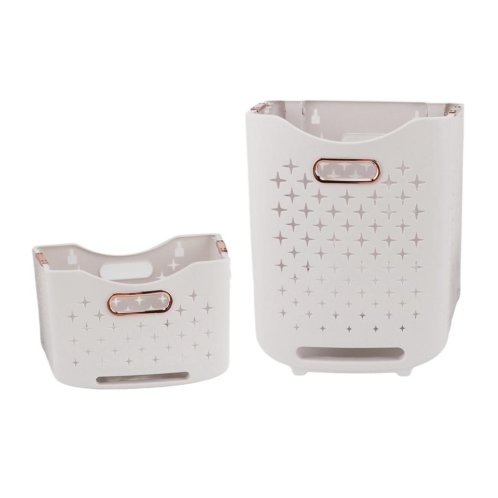 Rolling Laundry Basket On Wheels Collapsible Laundry Sorter Organizer Collapsible Hanging Laundry