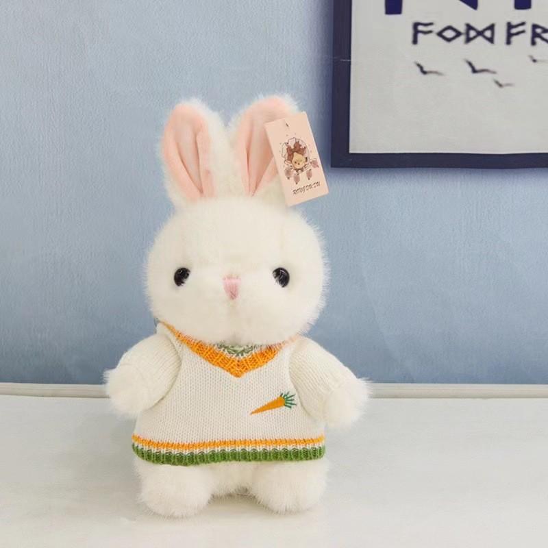 Tulle Skirt Wear Rabbit Plush Toy Cartoon Stuffed Animal Doll Kids Birthday Gift