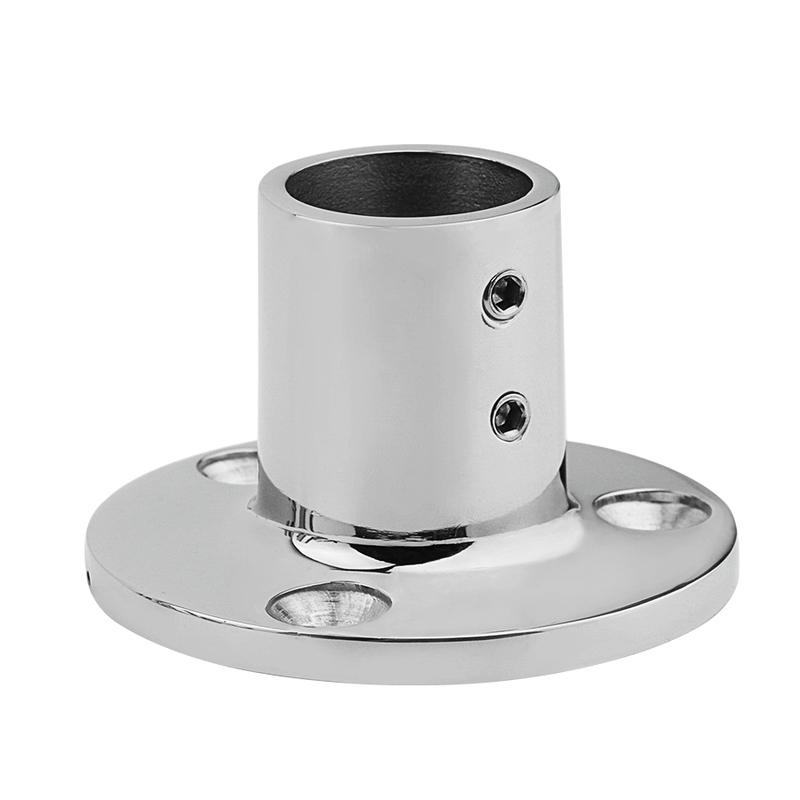 30 45 60 90 Grad Montagepfosten Edelstahl Bootsreling Beschläge Pfosten 22mm Runde Basis