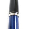 Pristine PERIKAN Fountain Pen Sovereign Cap Type Black Blue 14K Mens M405 Used