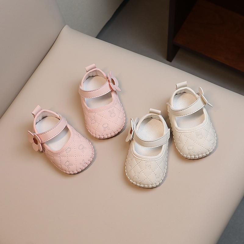 Baby Shoes - Semi-Soft Sole Princess First Walkers for Infant Girls
