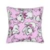 Marie Cat Aristocats Square Pillowcases Polyester Couch  Cushion Case Creative Decorative Pillow Cover 45*45