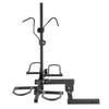 Hitch Mount Bike Rack, 2-Bike Platform Style, 160 LBS Max Capacity Bike Rack Hitch for 2-inch Receiver, Titling and Folding Bike Carrier with Tires Up