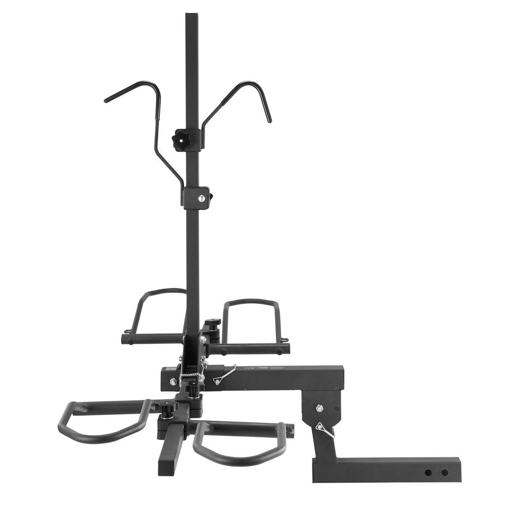 Hitch Mount Bike Rack, 2-Bike Platform Style, 160 LBS Max Capacity Bike Rack Hitch for 2-inch Receiver, Titling and Folding Bike Carrier with Tires Up