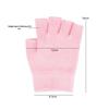 Reusable Cotton Gel Half-Finger Gloves For Deep Moisturizing Care Overnight Repair Treatment For Dry Cracked Hands Care Tool