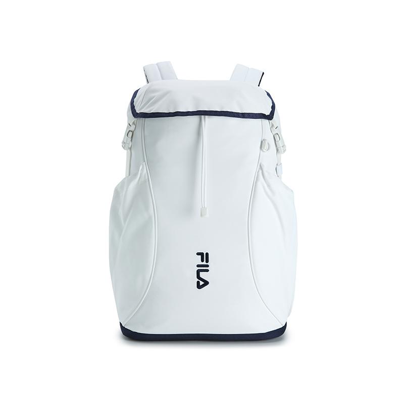 Fila Tennis Fashion Minimalist Classic Retro Sports Casual Versatile Durable Practical Fabric Backpack Unisex backpack Jade-White A13U613135FWT Jade White