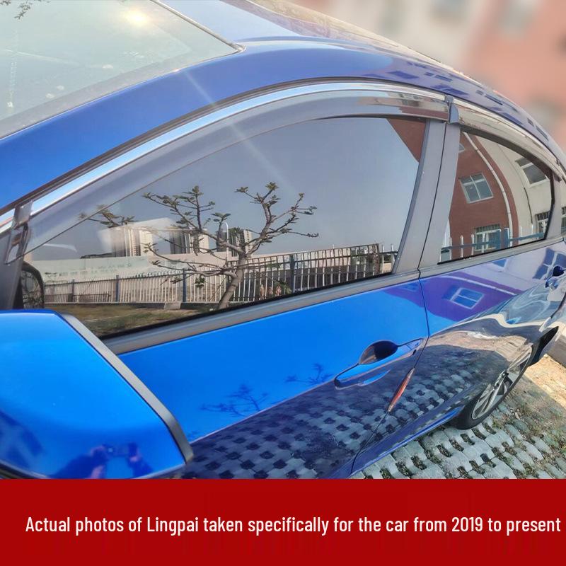 Honda Tenth Gen Accord, Civic, Lingpai, and Fengfan Car Window Rain Visor - Sun and Rain Guard for CR-V, XRV