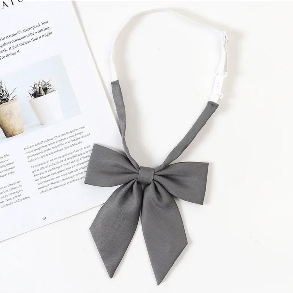 Japanese School Uniform Bow Tie For Girls Polyester Accessory With Elegant Design For Students