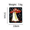 European & American Halloween Cartoon Monster Brooch Set – Creative Ghost Badge for Clothing & Hat Decoration
