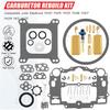 Carburetor Rebuild Repair Kit Compatible with Edelbrock 1400 1404 1405 1406 1407 1409 1411 1477 Automotive 500 600 650 700 750 800 CFM Weber Marine