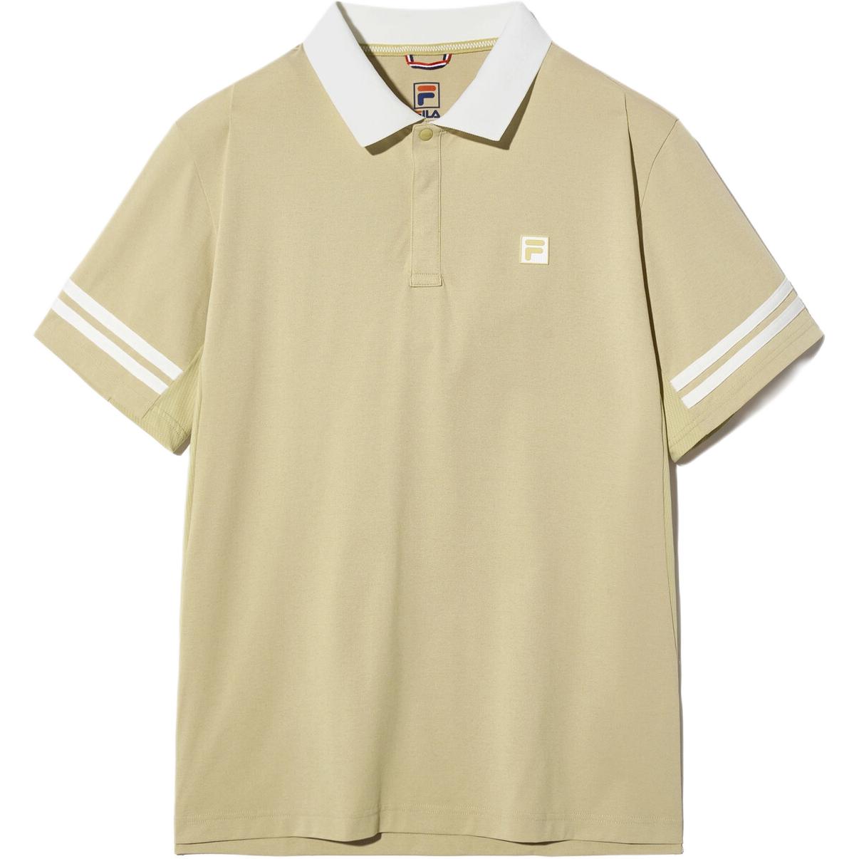 FILA Polo Shirts Men s Beige Polo Collar Thin Other FS2TSH2302MLBE 105