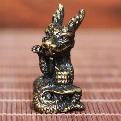Mini Zodiac Statues Chinese Feng Vintage Shui Zodiac Animal Sculptures Micro Landscape Ornament