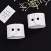 Elegant White Black False Wrist Cuffs Detachable Polyester False Collars Costume Accessory Black Button Shirt False Simple Cuffs