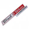 3D Metall Limited Edition Schwarz&Weiß Logo Abzeichen Aufkleber Seitenkotflügel Kofferraum Heck Emblem Aufkleber