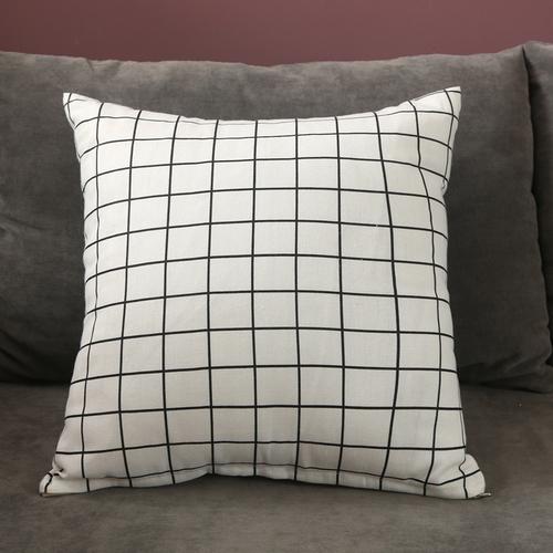 Car Waist Simple Style Special Offer Pillowcase Inserts Four Seasons Double-Sided Cushion Living Room Sofa Office 45*45