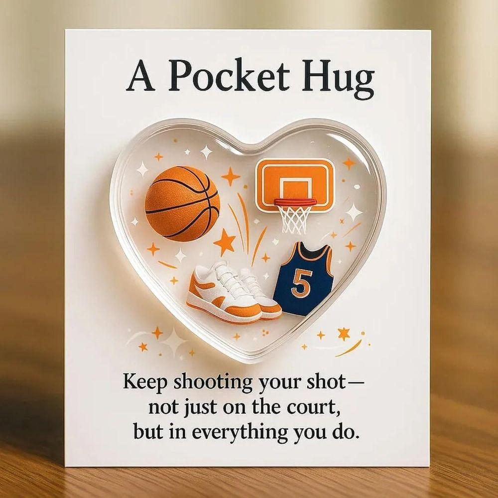 Hockey Football Golf Tennis Soccer Pocket Sports Hug Collection Personalized Inspirational Card Emotional Support