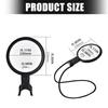 Magnifying Glass with Light Gooseneck Magnifier for Reading LED Large Magnifier for Book Handheld Neck Desktop Use