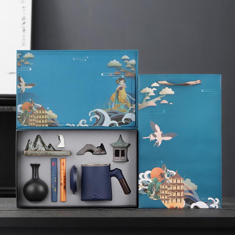 Jianglai Forbidden City Ceramic Tea Set Gift Box