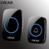 Smart Wireless Doorbell with Long-Range Remote Control, Compatible with EU, US, UK, and AU Plugs
