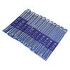 22 Pcs 25cm Length Straight Single Pointed Needles Metal Knitting Needles  For Socks Knitting
