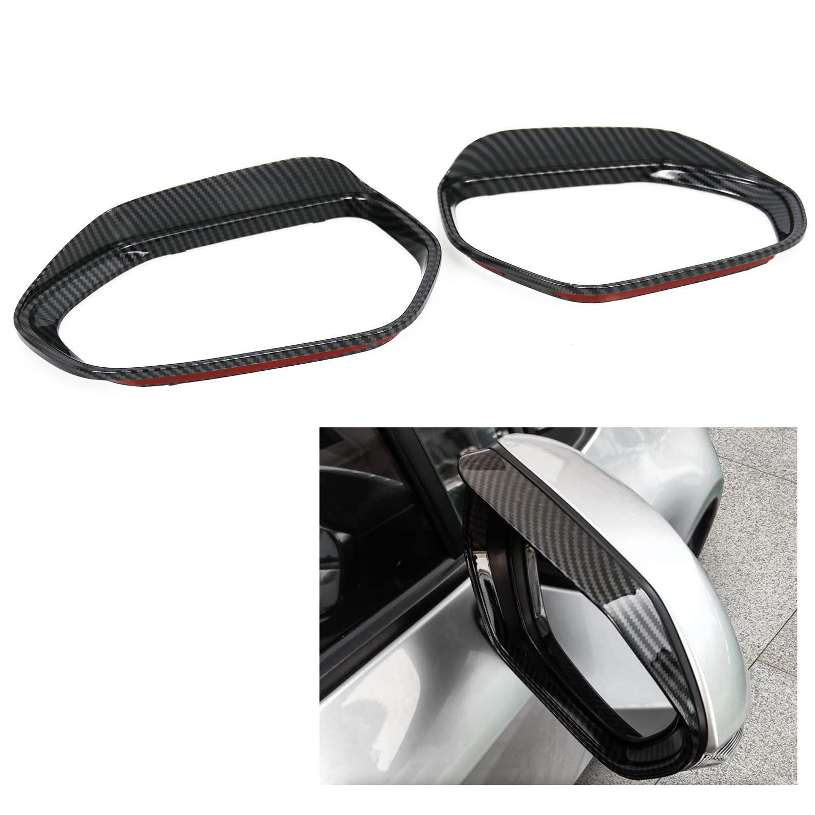 

Sporacingrts Козырек бокового зеркала двери Toyota для Corolla Touring Corolla Sport 210 серии Наружная накладка для украшения Стиль карбона 2 штуки Левая и правая
