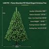PVC Encrypted Christmas Tree with Pointed Top for Mall and Hotel Decorations