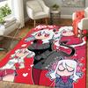 Helltaker Anime Style Rug Floor Mat for Living Room or Bedroom Soft and Comfortable Carpet a Gift for Birthday and Holiday.