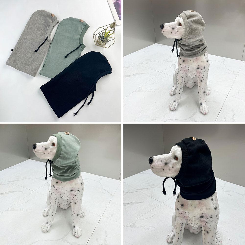 1Pc Pet Dog Warm Hat Anti Cold Calming Earmuffs Noise Proof Hat Autumn Winter Universal Pet Hoodie Headgear Windproof Hat