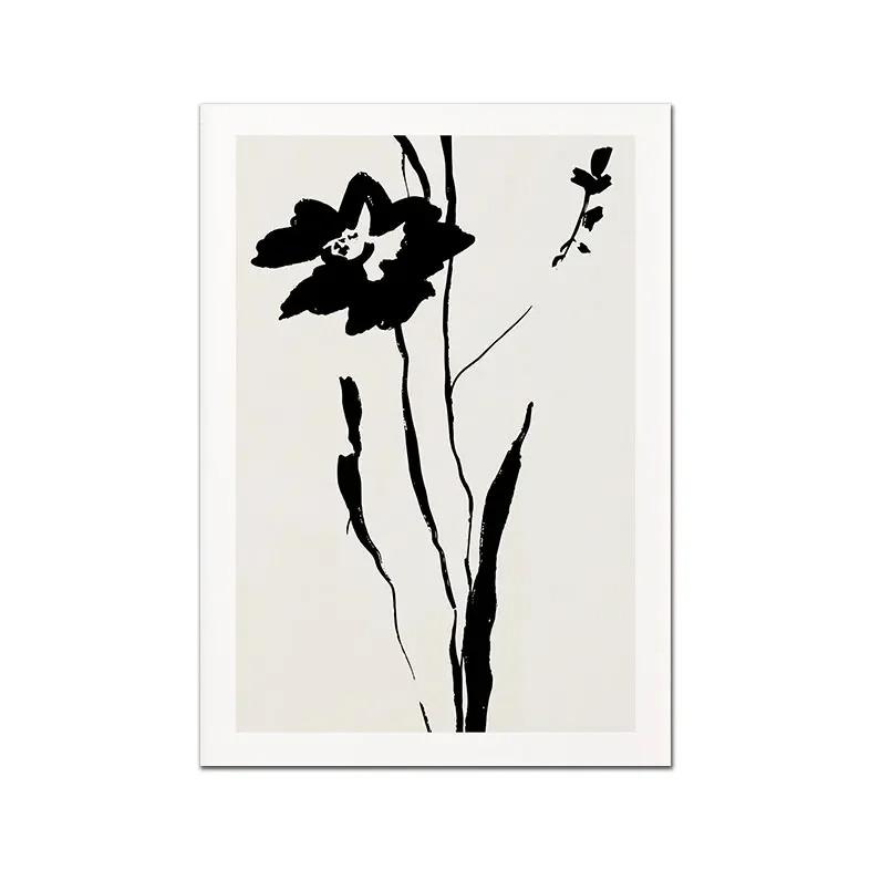 Skandinavische Minimalistische Wandkunst Minimalistischer Druck Leinwandbild Poster für Schlafzimmer Moderne Heimdekoration