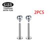 2/10/50/100PCS ASTM F136 G23Titanium Labret Lip stud earrings Piercing Body Jewelry Internally Threaded Ball nose nail