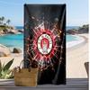 FC St. Pauli Fußball Druck Strandtuch, Großes Weiches Schnelltrocknendes Handtuch für Strand Camping Schwimmen