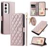 For Oppo A5 5G/4G Case Wallet Rhombus Grid PU Leather Phone Cover
