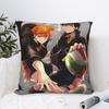 Haikyuu Ästhetische quadratische Kissenbezüge Kissenhüllen Toller dekorativer Kissenbezug mit Reißverschluss für das Sofa 40x40cm