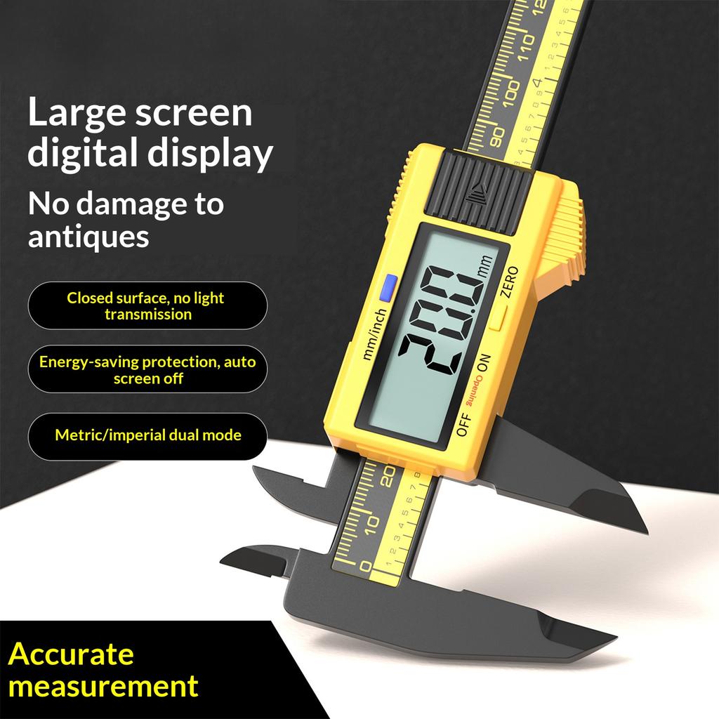 Digital Pachometer Plastic Caliper Professional Vernier Calibers Measuring Tool Depth Electronic Rulers