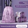 Thick Hdpe Drawstring Garbage Bags For Household Use With Lavender Pattern