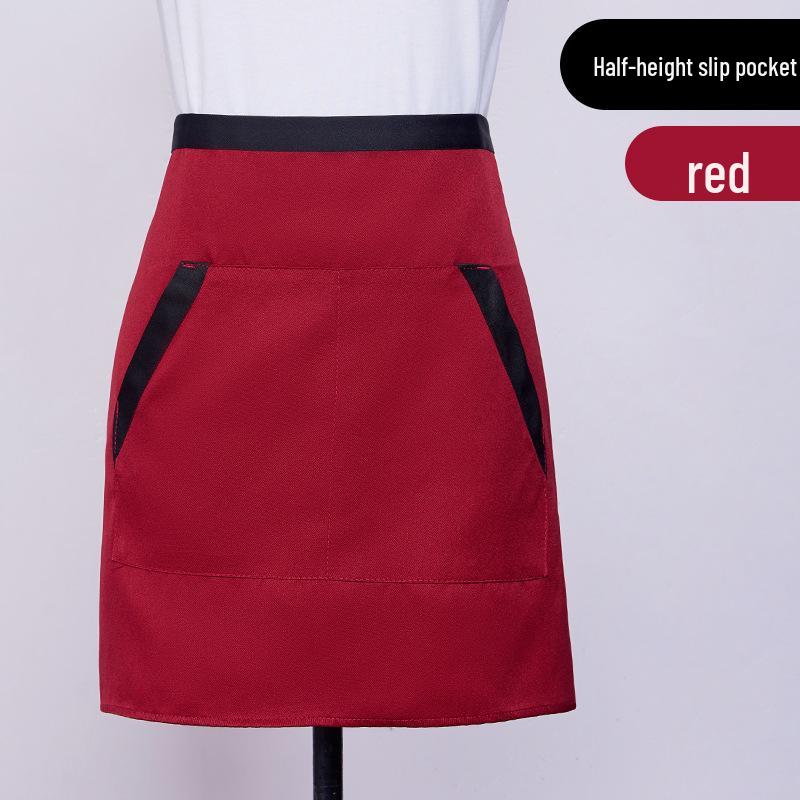 Multi-Color Anti-Stain Waist Apron for Waiters and Kitchen Staff