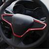 Chrom Rot Für Chevrolet Cruze 2016 2017 2018 Auto Lenkrad Dekor Rahmen Aufkleber Abdeckung Trim Styling