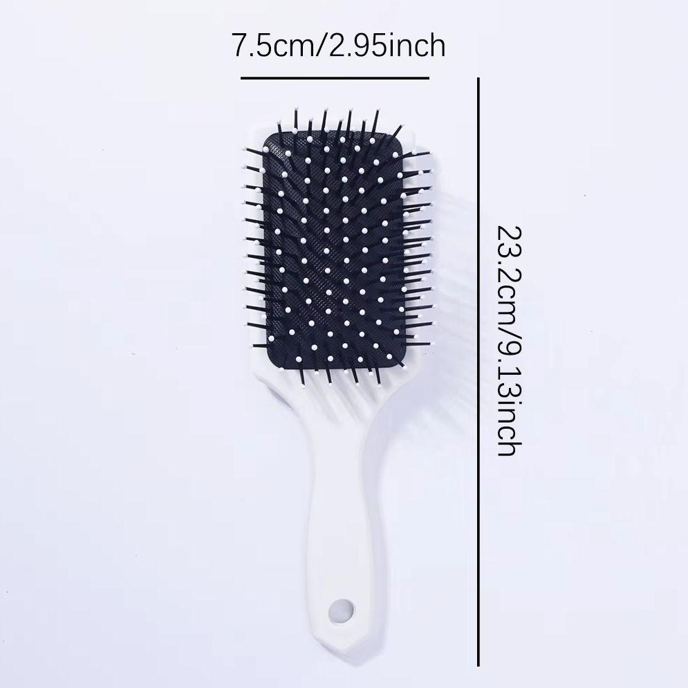 1pc Exquisite Blueberry Themed Oval Airbag Comb ABS Handle, Home Air Cushion Massage comb,Special for Real Hair Wigs