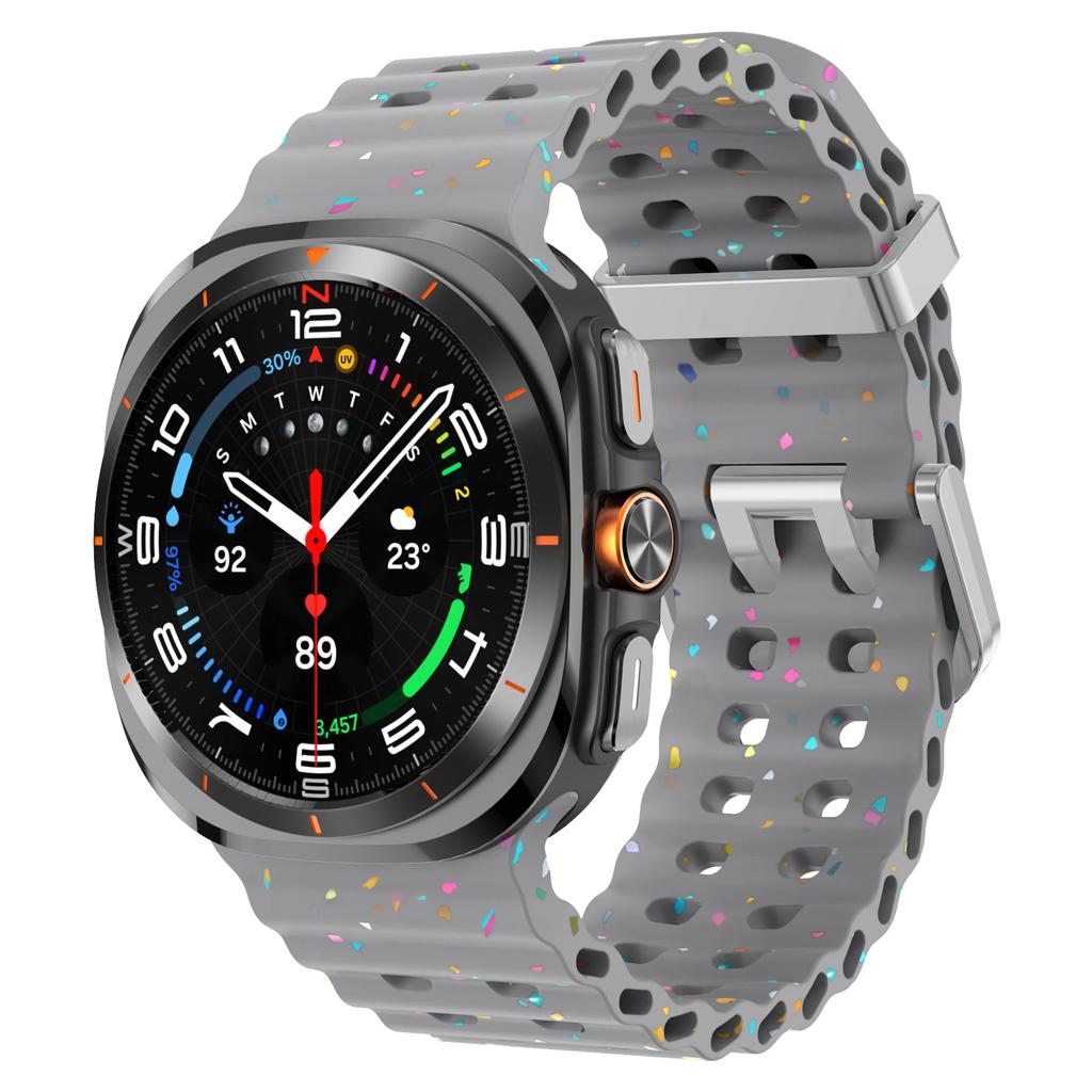 Silicone Breathable Strap For Samsung Galaxy Watch Ultra 47mm Marine Wristband Bracelet Galaxy Watch Ultra(2025) 47mm  Watchband