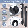 2 PCS Car Seat Gap Filler, Leather Seat Gap Plug To Fill The Gap Between Seat And Console, Universal Car Seat Crevice Blocker Stop Things From