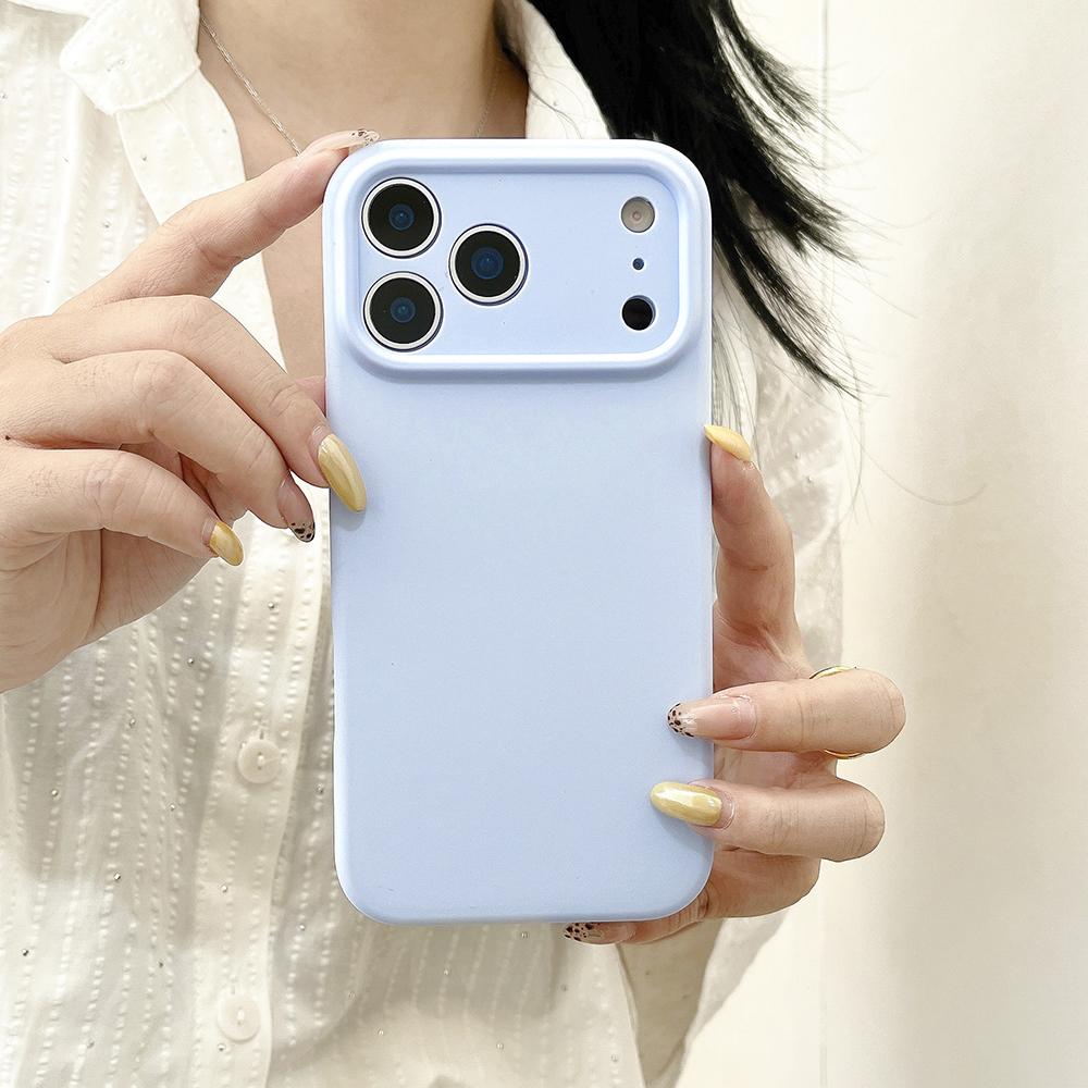 Fine Hole Ai camera control button liquid silicone phone case for iPhone 17 16 Pro Max Air full shokcproof soft back cover
