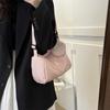 Chic Fashionable Canvas Shoulder Bag Spacious Trendy Square Crossbody For Everyday Style